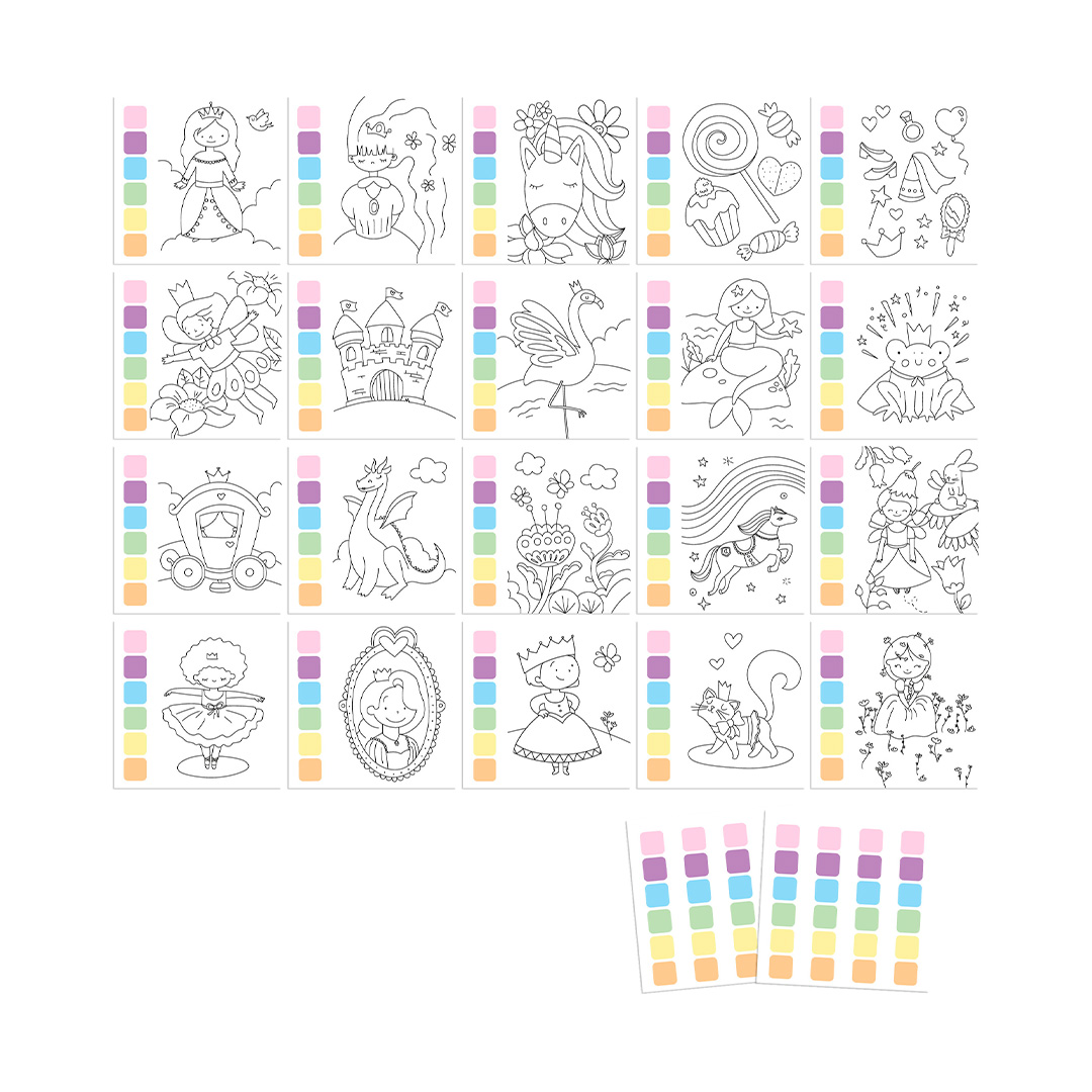 APLI Kids Bloc Pinta Y Colorea Mandala – 20 Páginas Con Lápices De Colores, Estimulación Creativa Para Niños De 3 A 7 Años